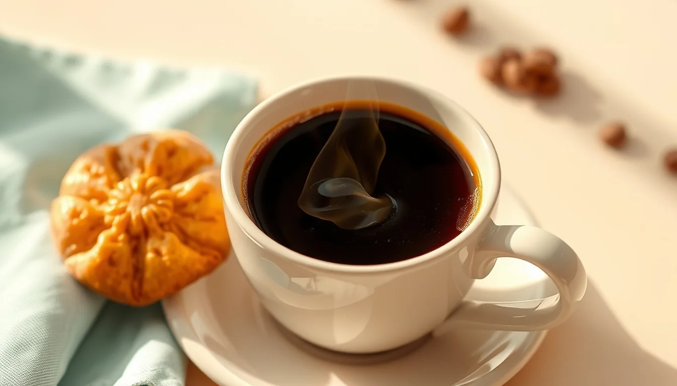 Una taza de café para hacer una pausa
