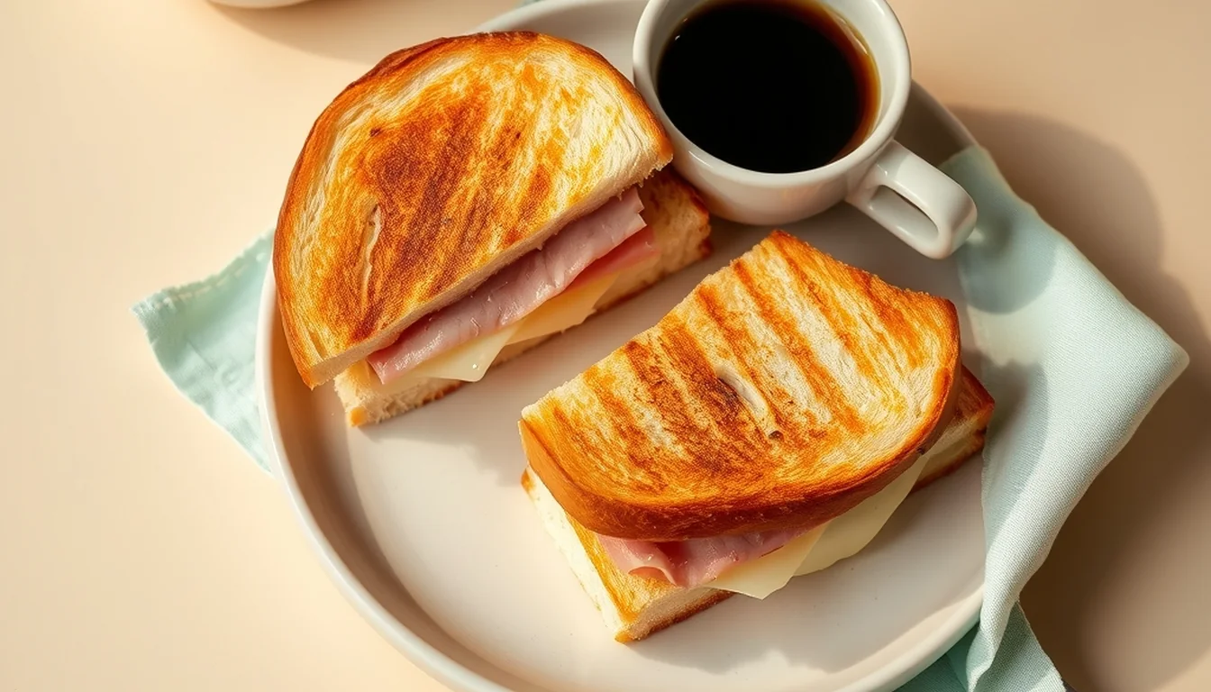 Tostado de jamón y queso